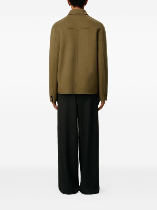 25FW 아미 플란넬 자켓 HJK844 WV0022 298 Brown - AMI
