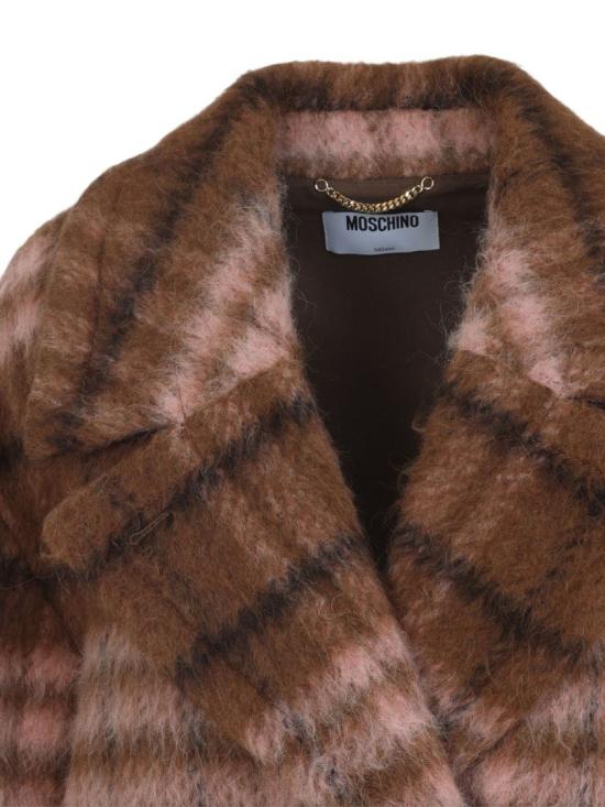 25FW 모스키노 코트 A0604 5513 1096 Brown - MOSCHINO