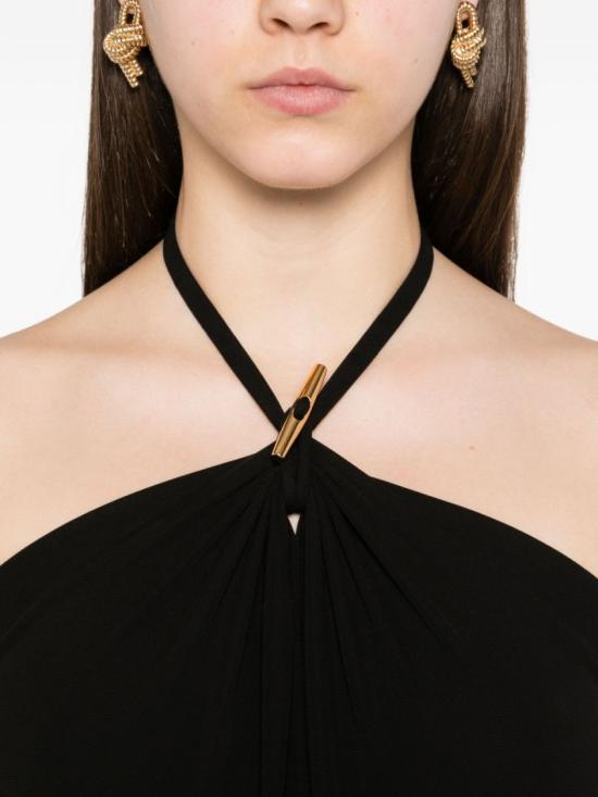 25FW 모스키노 미디 원피스 A0410 5546 0555 Black - MOSCHINO