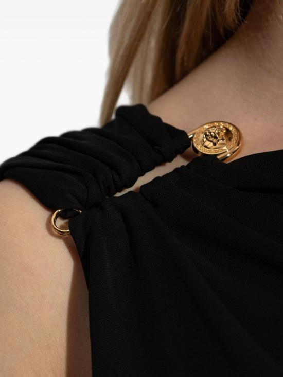 25FW 베르사체 미디 원피스 1020163 1A14475 1B000 Black - VERSACE