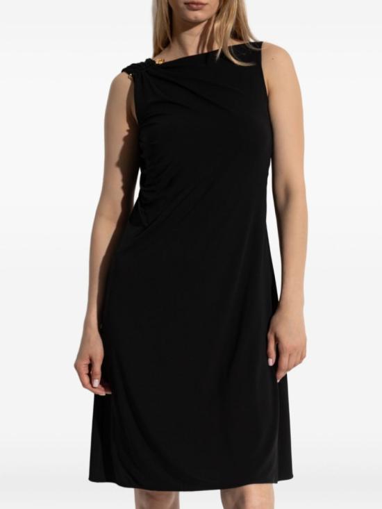 25FW 베르사체 미디 원피스 1020163 1A14475 1B000 Black - VERSACE