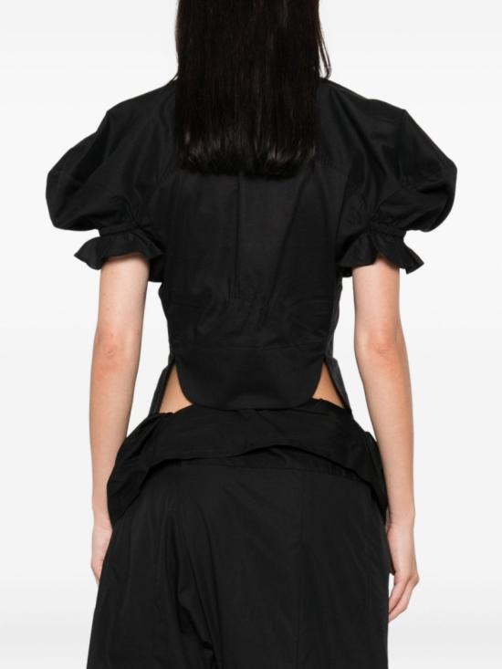 25FW 비비안웨스트우드 반팔 티셔츠 15050015 W0187 N401 Black - VIVIENNE WESTWOOD