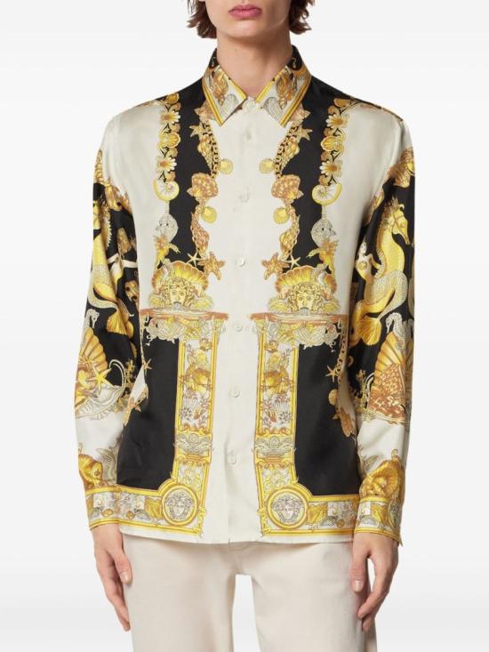 25FW 베르사체 긴팔 셔츠 1019438 1A14567 5W800 Neutrals - VERSACE