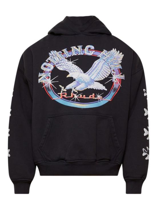 25FW 루드 후드 티셔츠 RHPF25HO09012 0027 Black