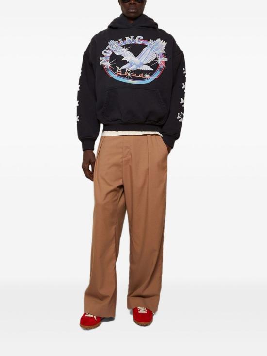 25FW 루드 후드 티셔츠 RHPF25HO09012 0027 Black - RHUDE