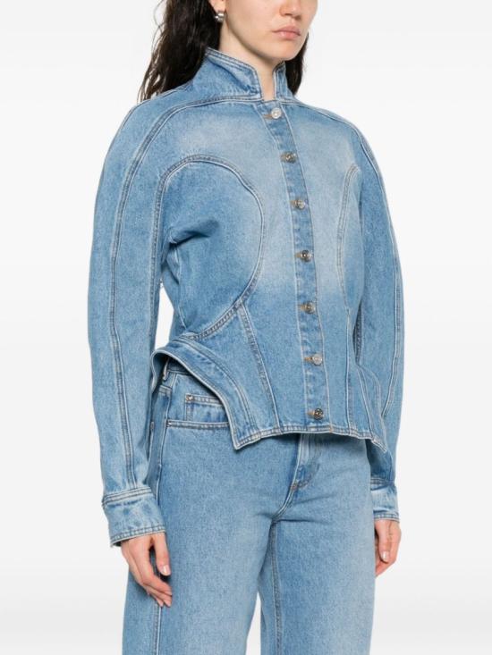 25FW 뮈글러 데님 자켓 25F6VE0469211 6048 Blue - MUGLER