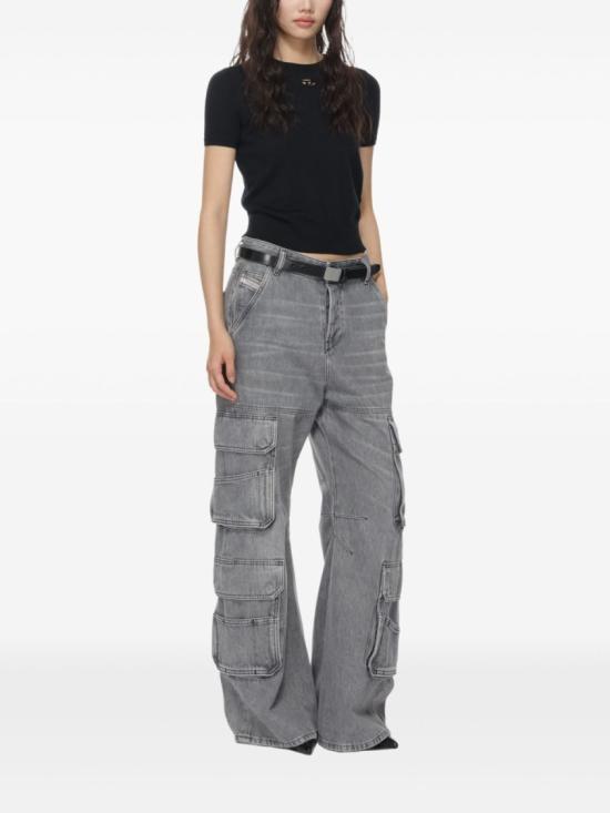 26SS 디젤 반팔 티셔츠 A17501 0DCCH 9XX Black - DIESEL