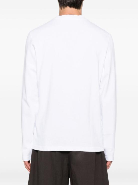 25FW 자크뮈스 그로그랭 긴팔 티셔츠 TSM00570 AJ00226 100 White - JACQUEMUS