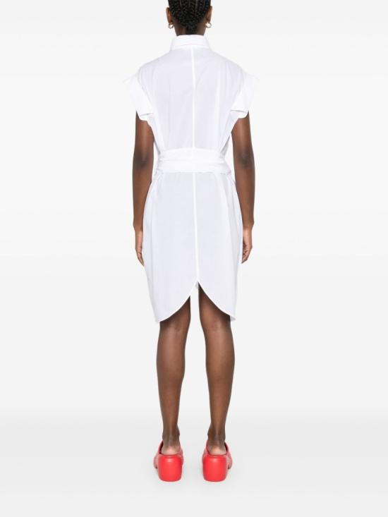 25SS 모스키노 미디 원피스 A0406 0534 2001 White - MOSCHINO