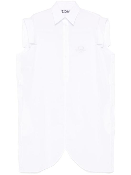 25SS 모스키노 미디 원피스 A0406 0534 2001 White