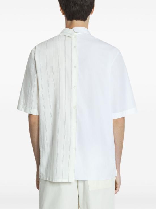 25SS 랑방 반팔 셔츠 RM SI0014 6001 P25 0010 White - LANVIN