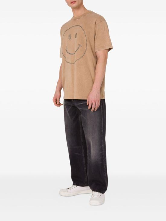 25FW 모스키노 반팔 티셔츠 A0703 5244 1084 Brown - MOSCHINO