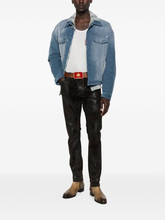25FW 디스퀘어드2 데님 셔츠 S74AM1587 S54097 527 Blue - DSQUARED2