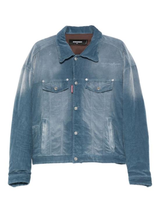 25FW 디스퀘어드2 데님 셔츠 S74AM1587 S54097 527 Blue