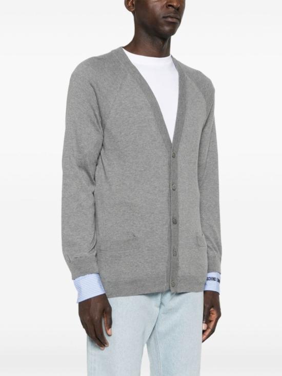  모스키노 가디건 J0931 7005 0485 Grey - MOSCHINO