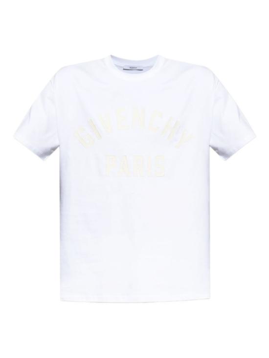 26SS 지방시 맥시 로고 코튼 티셔츠 BM71NK3YRS 100 White