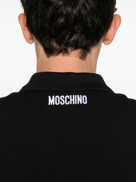25SS 모스키노 폴로 티셔츠 A1602 0242 1555 Black - MOSCHINO