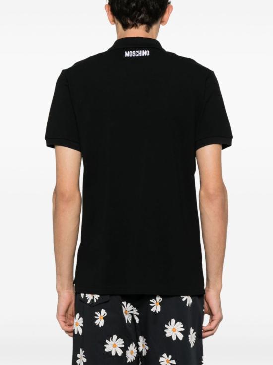 25SS 모스키노 폴로 티셔츠 A1602 0242 1555 Black - MOSCHINO