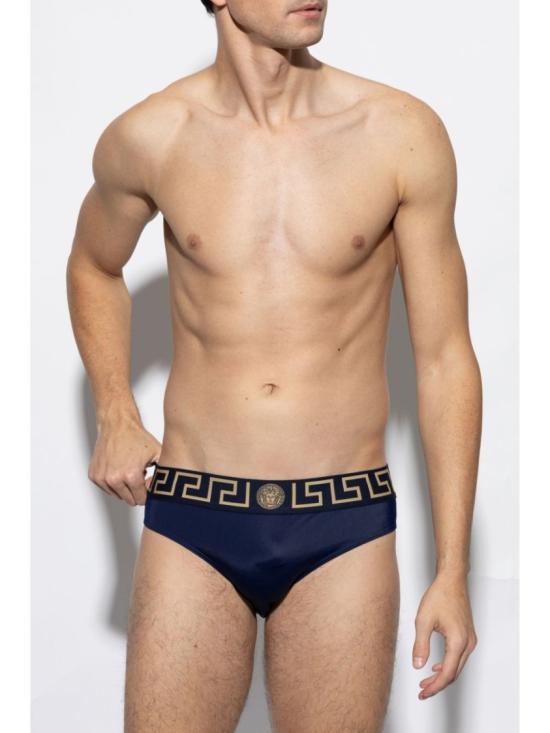  베르사체 스윔팬츠 ABU01025 1A11119 A70W Black - VERSACE