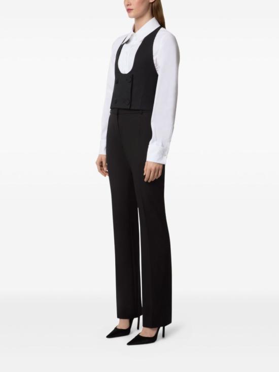 25FW 니나리찌 스트레이트 팬츠 25ACPA004WV0324 U9000 Black - NINA RICCI