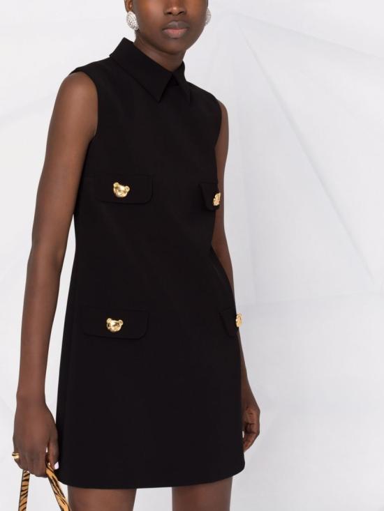 25FW 모스키노 미디 원피스 A0445 5524 0555 Black - MOSCHINO