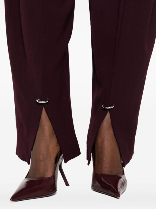 25FW 뮈글러 스트레이트 팬츠 25F1PA0448196 3402 Black - MUGLER