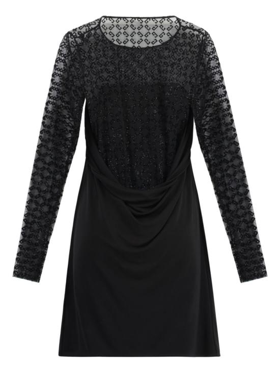 25SS 지방시 미디 원피스 BW22AC20H0 008 Black - GIVENCHY