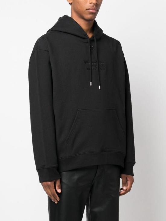  쿠레쥬 후드 티셔츠 323JHO015JS0044 9999 Black - COURREGES