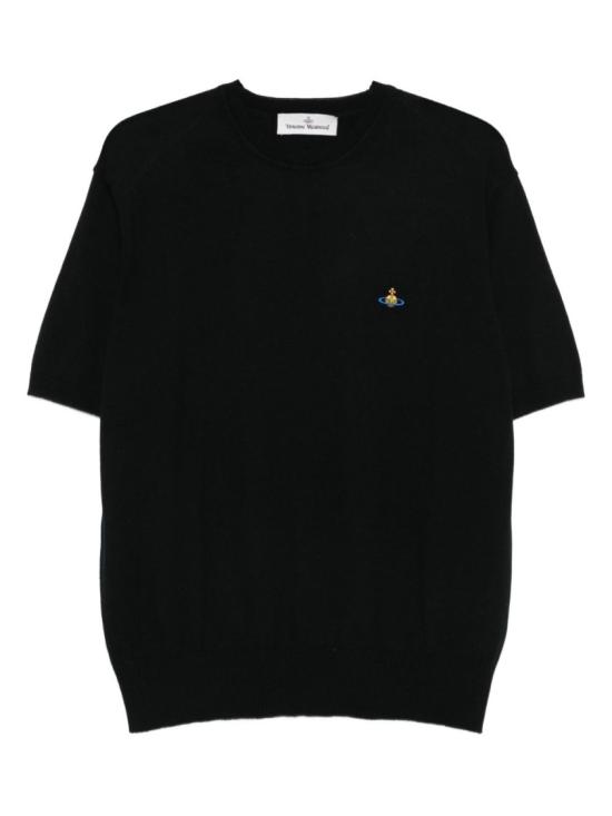 25FW 비비안웨스트우드 반팔 티셔츠 27010013 Y001V N401 Black
