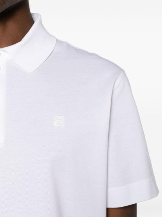 25SS 지방시 폴로 티셔츠 BM71KR3YCD 100 White - GIVENCHY