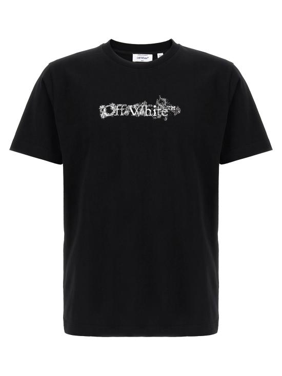 26SS 오프화이트 반팔 티셔츠 OMAA027S26JER00700010001 Black