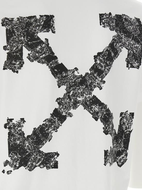 26SS 오프화이트 반팔 티셔츠 OMAA027S26JER00710001000 White Black - OFF WHITE