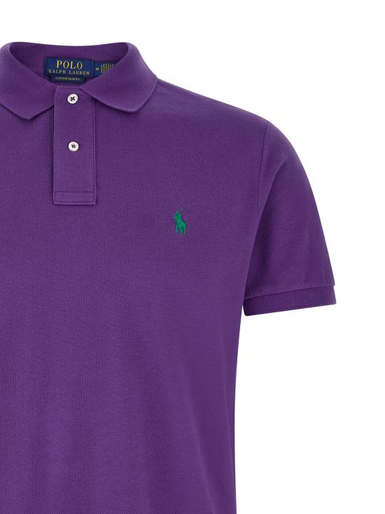 26SS 폴로 랄프로렌 폴로 티셔츠 710680784508 Purple - POLO RALPH LAUREN