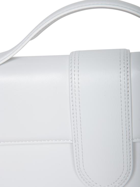 26SS 자크뮈스 라지 밤비노 크로스바디 플랩 백 BAW00007 BC01C01 100 White - JACQUEMUS