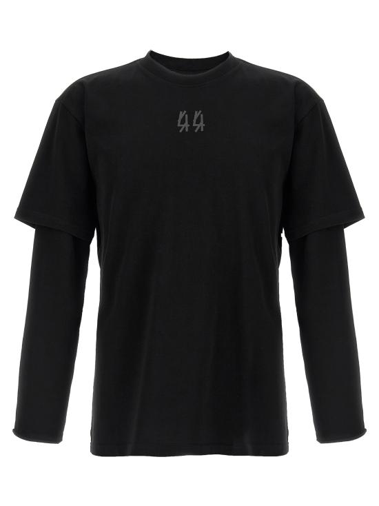 26SS 44레이블 긴팔 티셔츠 B0030607FA706P781 Black