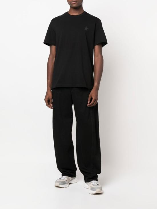 26SS 골든구스 반팔 티셔츠 GMP01220 P000593 90100 Black - GOLDEN GOOSE