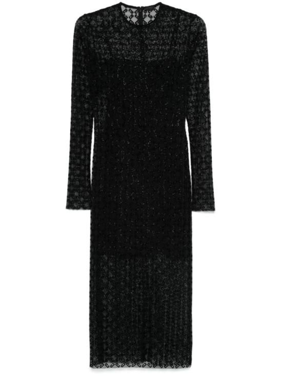 25SS 지방시 롱 원피스 BW225620H0 008 Black