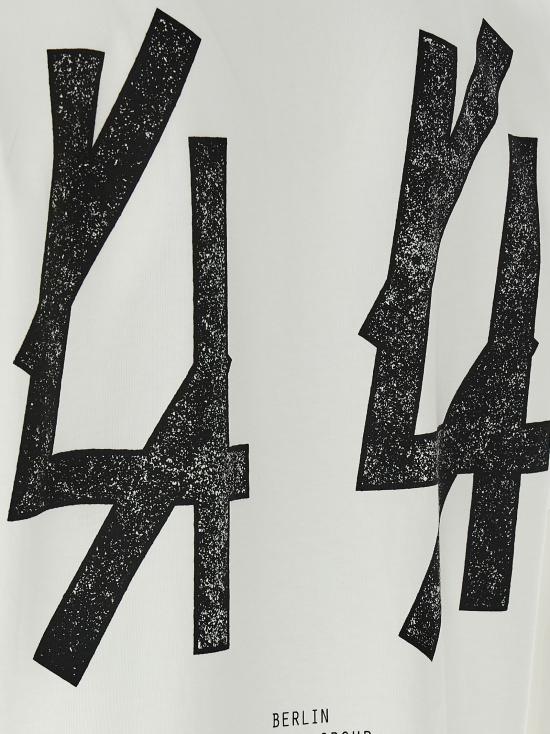 26SS 44레이블 반팔 티셔츠 B0030556FA706P760 White Black - 44 LABEL