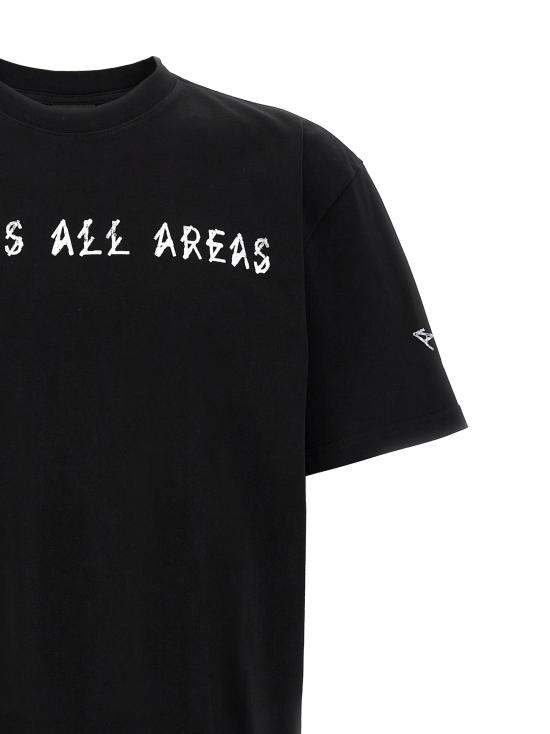 26SS 44레이블 반팔 티셔츠 B0030556FA706P741 White Black - 44 LABEL