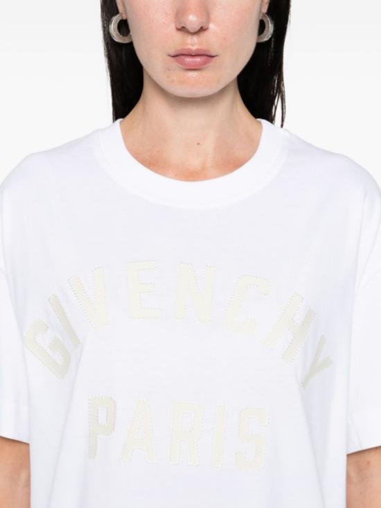25FW 지방시 반팔 티셔츠 BW70FM3YRS 100 White - GIVENCHY