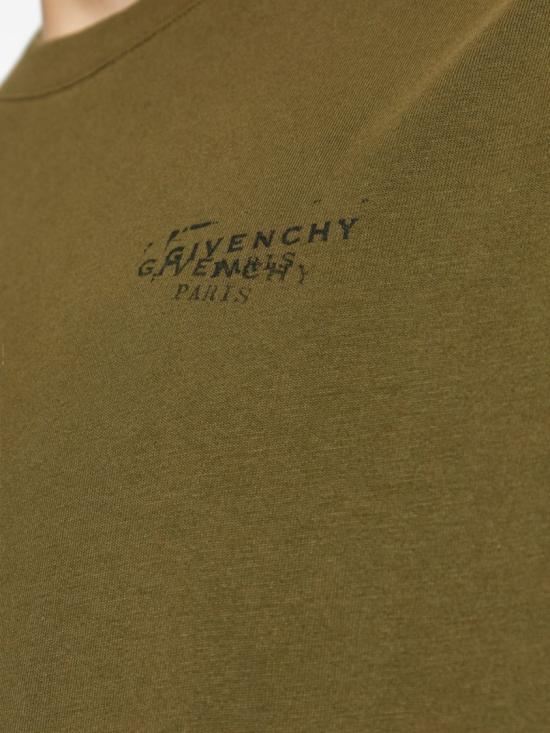26SS 지방시 반팔 티셔츠 BM71NK3YSA 305 Green - GIVENCHY