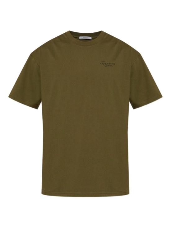 26SS 지방시 반팔 티셔츠 BM71NK3YSA 305 Green