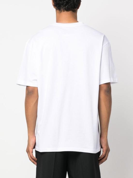  모스키노 반팔 티셔츠 A0717 0241 1001 White - MOSCHINO