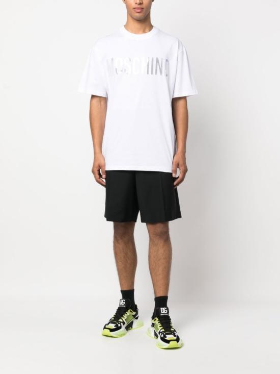  모스키노 반팔 티셔츠 A0717 0241 1001 White - MOSCHINO