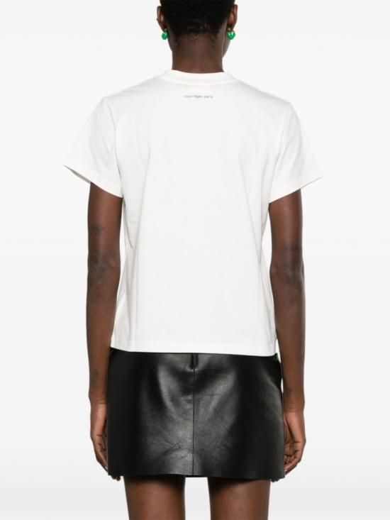  쿠레쥬 반팔 티셔츠 423JTS006JS0112 0001 White - COURREGES