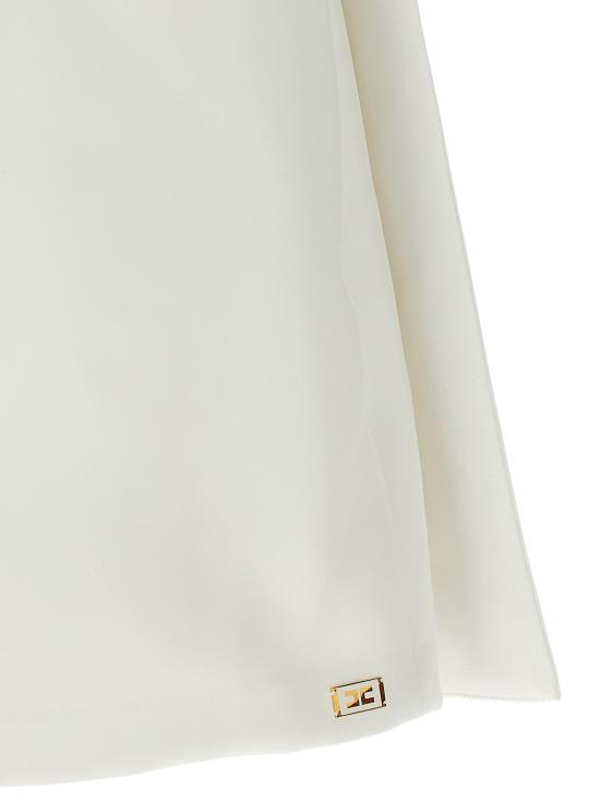 26SS 엘리자베타프랜치 숏 원피스 AB92261E2360 White - ELISABETTA FRANCHI