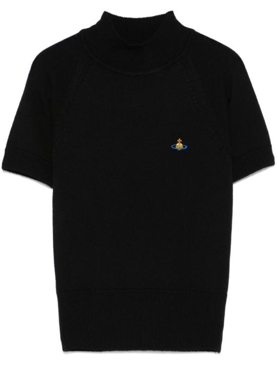 25FW 비비안웨스트우드 반팔 티셔츠 18030034 Y002M N401 Black