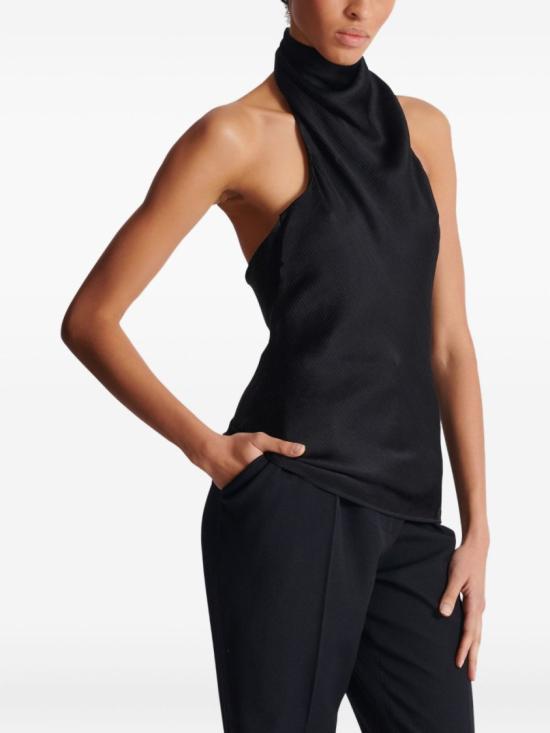 25FW 발망 민소매 티셔츠 FF1AE165SE94 0PA Black - BALMAIN