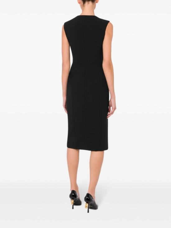  모스키노 미디 원피스 A0407 5524 0555 Black - MOSCHINO