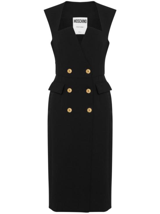  모스키노 미디 원피스 A0407 5524 0555 Black